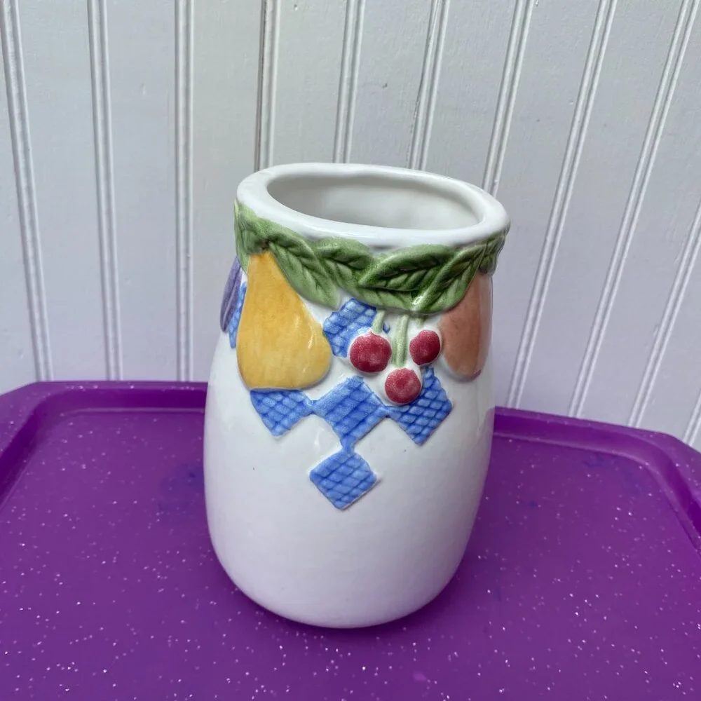 Pfaltzgraff HOPSCOTCH Utensil Holder kitchen decor